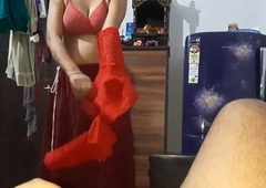 Indian Aunty In Saree Number one On Her Husband