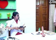 Desi Big Boobs Doctor Riya Helps her patient for real fuck ( Hindi Audio )
