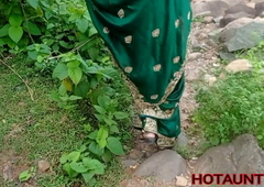 Indian Desi chetting become man sex with husband frined outdoor In jungle