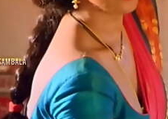 Hot cleavage represent tamil video cut part, beautiful tamil  saree