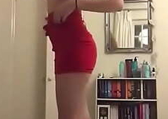 Girl striping for Boyfriend!! Sexy Dress