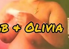Fat boobs Bengali wife Naughty Olivia cleaning CUM from her body