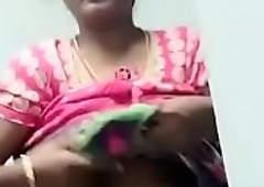 Erode kalpana Hot tamil aunty spliced undress saree seduce and navel