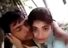 Desi Hindi speaking Indian couple kissing