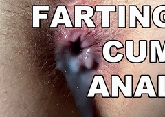 FARTING CUM ANAL. SQUIRTING HAIRY ANAL ORGASM. FART ASSHOLE CLOSE In the matter of CREAMPIE.