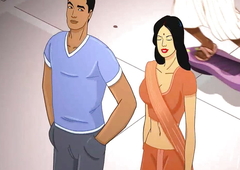 Desi Bhabhi Ki Chudai (Hindi Sex Audio) - Sexy Stepmom gets Drilled by horny Stepson - Animated Send up Porn - Hindi