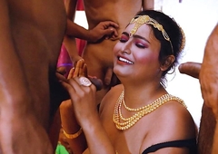 Desi queen BBW Sucharita Full foursome Swayambar hardcore erotic Night Fix it sex gangbang Full Movie ( Hindi Audio )