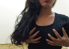 Indian hot Desi village girlfriend was showing Bob's increased by pussy increased by pigeon-holing