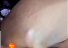 Sexy Big Boob Desi Wifey undressing on live cam