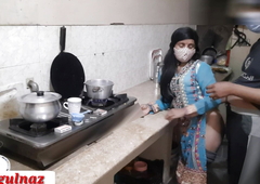 Indian stepsister has hard sex in kitchen, bhai ne behan ko kitchen me choda, Clear hindi audio