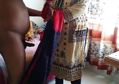 Desi Saas Ko Jabardasti chudai Damad (Gujarati mother-in-law tied her hands and fucked hard) Destroyed ass & cum inside