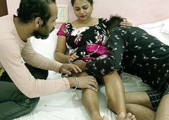 Indian Bengali Cuties Hot threesome sex for 15k Rupee! Desi Threesome Sex