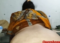 Indian pinch pennies went to the kitchen and had sex with his beautiful desi hot wife