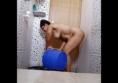 Bathroom romantic copulation big boobs big ass