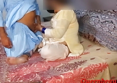 Be in charge Hot and sexy pregnant Desi Aunty having copulation with her house worker, and the worker enjoyed fucking the Desi Aunty, Indians