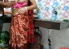 Sky Erotic Saree Indian Wife Fuck with kitchen in devar ke saath