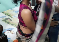Indian aunty sex with his son in law-in Hindi
