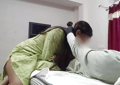 Sabita kam wali fucked a guy while he was masturbating She eliminates his blanked and she amazed apropos see the tight cock Hindi audio