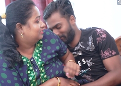 Desi Mallu Aunty likes his neighbor's Big Dick when she is all alone at home ( Hindi Audio )