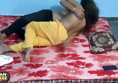 Mature Indian Aunty With Big Belly Having Sex On Floor In Rented Room