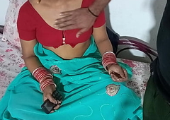 Husband Fucks Wife Alone Space fully Effectual readily obtainable Home, Indian Hindi HD Porn Video in clear hindi voice.