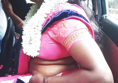 Telugu dirty talks, car sex, glum saree aunty sex with auto driver. Part 1