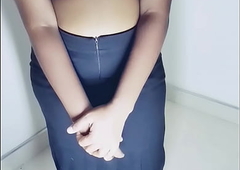 Indian Skirt with Breast Milk having Coition with Boss at Office