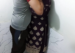 Desi Indian Couple all over bathroom Early morning sex before office work
