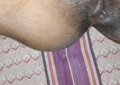 Dehati chudai with hott Desi pinky bhabhi with step brother big black hairy cock put inside her mouth and hairy tight pussy