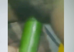 Bangladeshi sexy comprehensive cucumber hard masturbate.