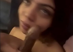 Face fucking my lil brown slut till she choked
