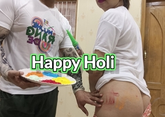 Holi Special: Sara Anal invasion sex in holi festival enjoyed huge dick in pussy and Anal invasion Hornycouple149