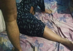 Indonesian Girl Gets Leg Pain While Jumping On Bed The Doctor approve & Fucks While Her Feet Massage