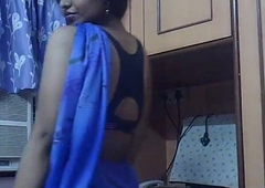 Piping hot lily in blue sari indian babe sex video - p com