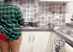 A Tale of Fuck & Romance: Indian Couple's Sensual Move in the Kitchen!  Chunky Ass - Loud Moaning  - Indian Anal Sex