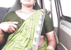 Telugu crezy DIRTY talks, beautiful saree indian MAID car sex.