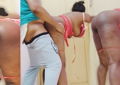 Indian Tamil Wife Flash Naked Synod To Courier Old bean Doggy Style, Big Ass girl Cowgirl Copulation