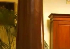 South Indian actress Monica azhahiMonica Wainscoting Room Scene from the video Silanthi