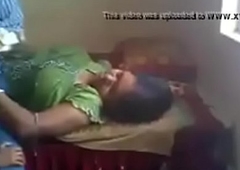 VID-20190502-PV0001-Ongole (IAP) Telugu 37 yrs aged married housewife aunty boobs pressed by her 40 yrs aged married husband in cot sex porn video