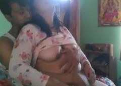 Big boob Desi Aunty drilled changeless by lover