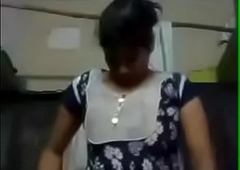 Blue Indian Girl Showing Her Soul To Bf- Desimasala.co
