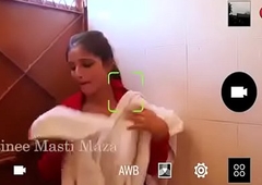 Beautiful Indian Girl nude bath recorded in hidden camera
