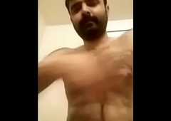 Indian gay video of a sex-crazed and hairy desi plan b mask jerking off naked - Indian Gay Site